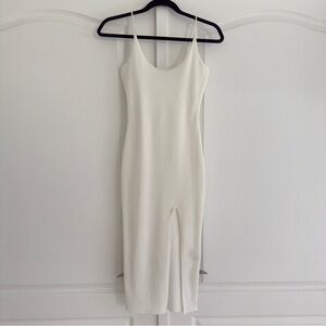 Missguided Midi White Bodycon Dress